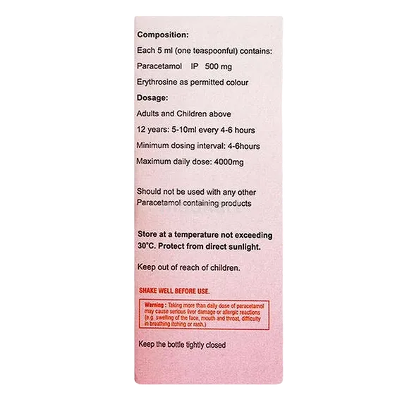 fepanil 500mg suspension 60 ml